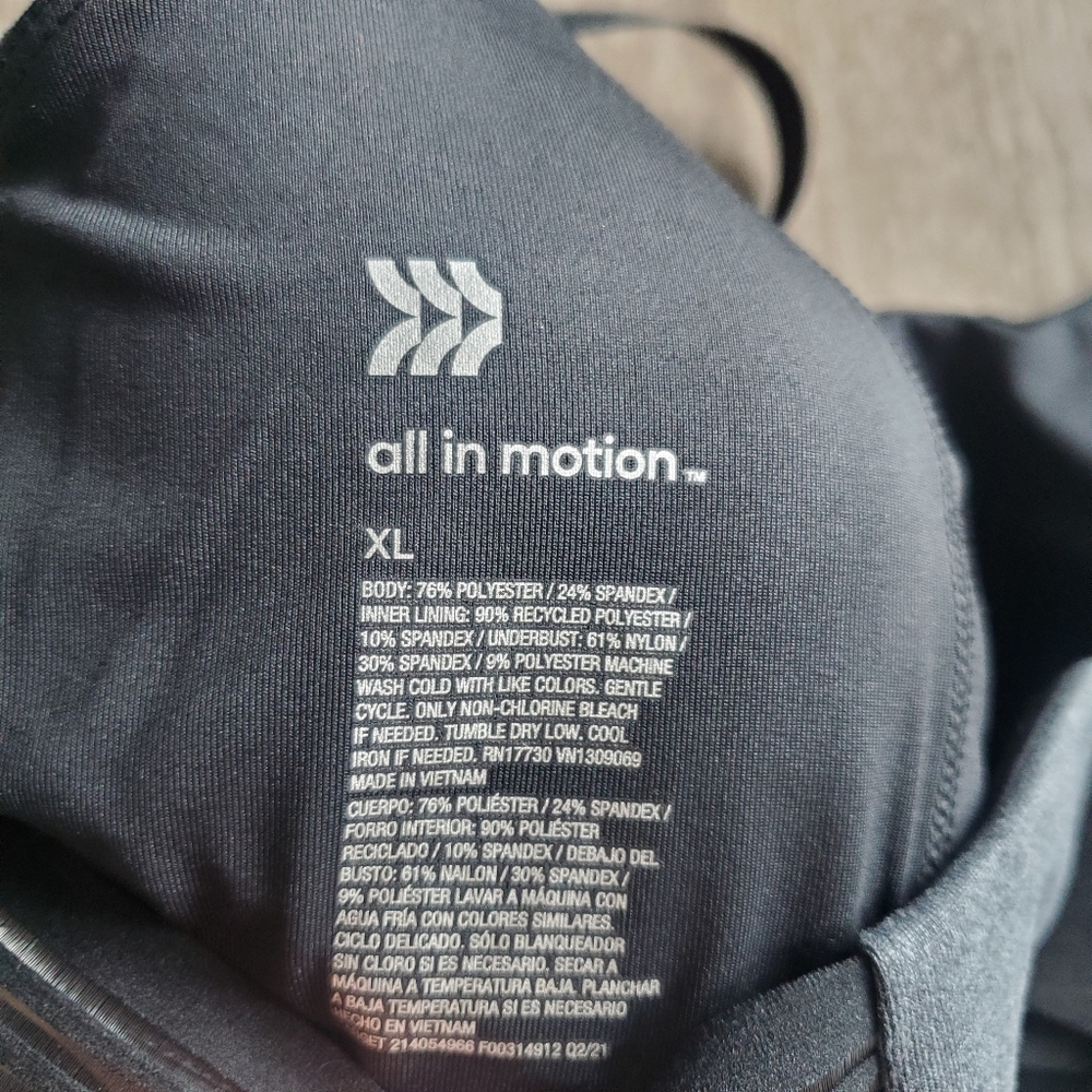 All In Motion Light Support Sports Bra - Picture 4 of 4